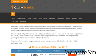 casinoguardian.co.uk Screenshot