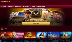 casinoofgold.com Screenshot