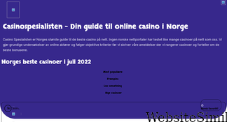 casinospesialisten.net Screenshot