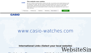 casio-watches.com Screenshot