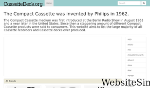 cassettedeck.org Screenshot