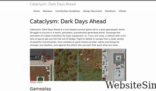 cataclysmdda.org Screenshot