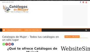 catalogosdemujer.com Screenshot