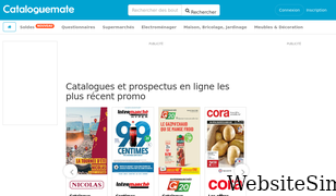 cataloguemate.fr Screenshot