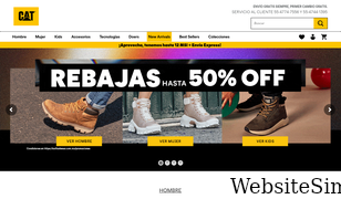 catfootwear.com.mx Screenshot