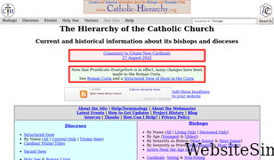 catholic-hierarchy.org Screenshot