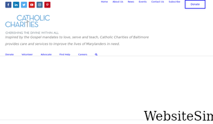 catholiccharities-md.org Screenshot