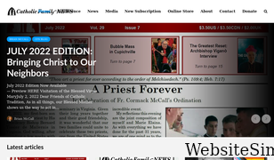 catholicfamilynews.com Screenshot