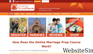 catholicmarriageprep.com Screenshot