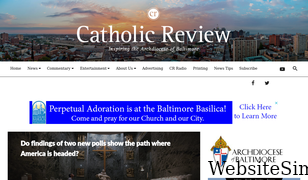 catholicreview.org Screenshot