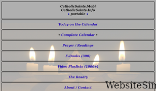 catholicsaints.mobi Screenshot