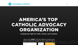 catholicvote.org Screenshot