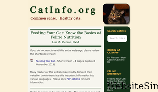 catinfo.org Screenshot
