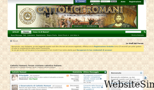 cattoliciromani.com Screenshot