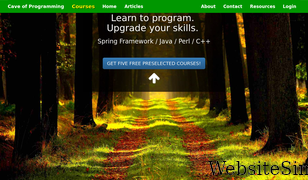 caveofprogramming.com Screenshot