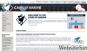cavesofnarshe.com Screenshot