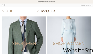 cavour.co Screenshot