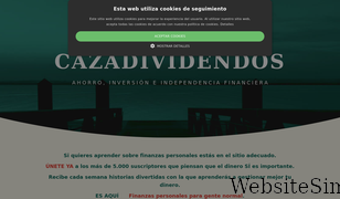 cazadividendos.com Screenshot