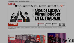 ccoo.es Screenshot