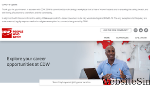 cdwjobs.com Screenshot
