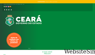 ceara.gov.br Screenshot