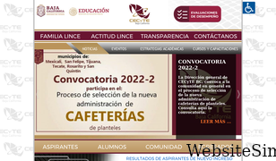 cecytebc.edu.mx Screenshot