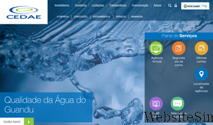 cedae.com.br Screenshot