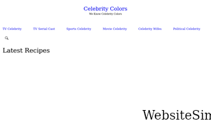 celebritycolors.com Screenshot