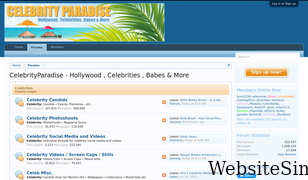 celebrityparadise.org Screenshot