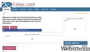 celiac.com Screenshot