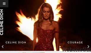 celinedion.com Screenshot