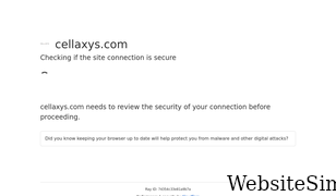 cellaxys.com Screenshot
