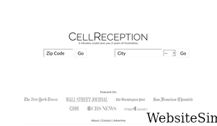 cellreception.com Screenshot