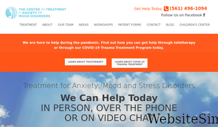centerforanxietydisorders.com Screenshot