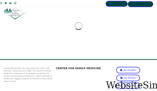 centerforfamilymedicine.com Screenshot