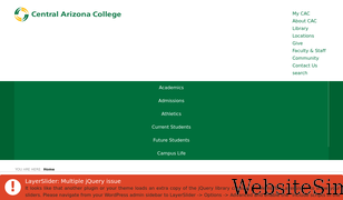 centralaz.edu Screenshot