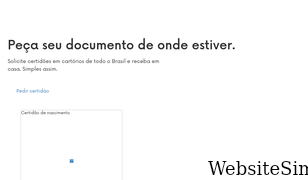 centraldascertidoes.com.br Screenshot