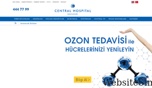 centralhospital.com Screenshot