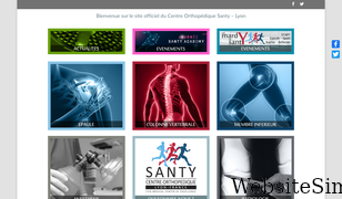 centre-orthopedique-santy.com Screenshot