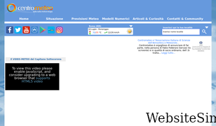 centrometeo.com Screenshot