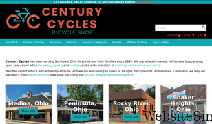 centurycycles.com Screenshot
