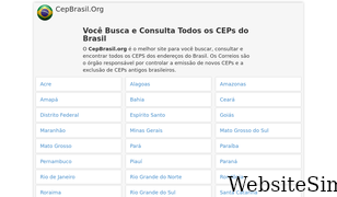 cepbrasil.org Screenshot