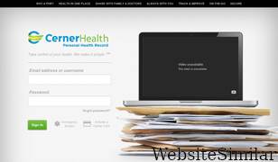 cernerhealth.com Screenshot