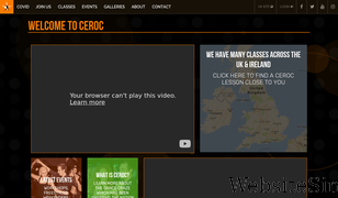 ceroc.com Screenshot