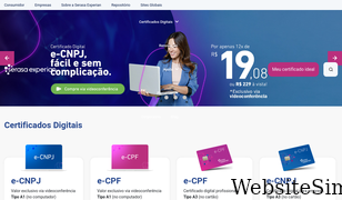 certificadodigital.com.br Screenshot