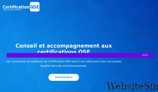 certification-qse.com Screenshot