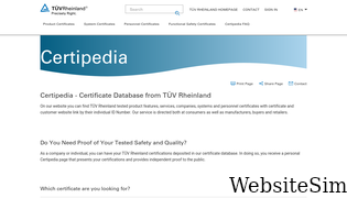 certipedia.com Screenshot