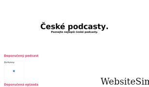 ceskepodcasty.cz Screenshot
