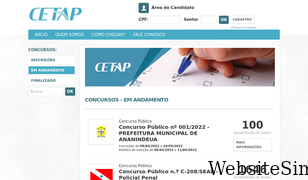 cetapnet.com.br Screenshot