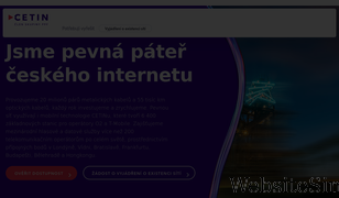 cetin.cz Screenshot
